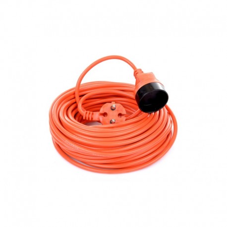 Záhradný predlžovací kábel 20m 2 X 1 Mm2 Oranžový