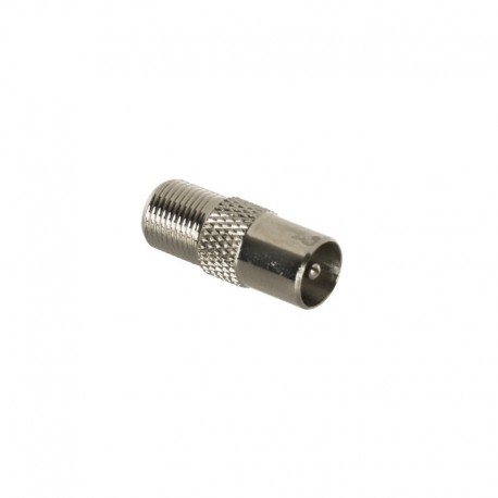 Přechodový konektor TV Antenna Plug - Gn. F Kov