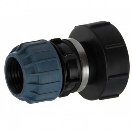 Adaptér průchodky S100x8 pro PE potrubí 50mm Ibc Mauzer