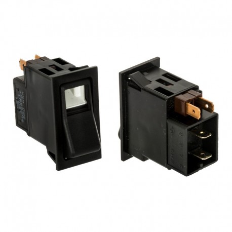 Klíčový spínač 12v 16a 0-1 22x44mm