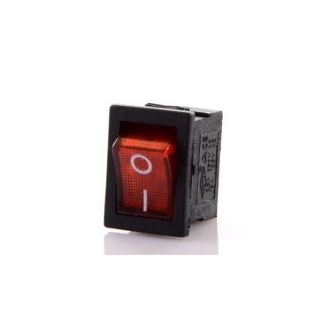 Spínač Mk1011 Illuminated Red 230v