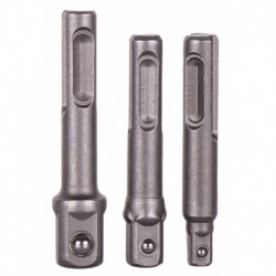 SDS-PLUS adaptéry, redukcia na zásuvky 1/4" 3/8" 1/2" GEKO