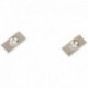 magnet  neodymový  s otvorem pro šroub 20x10x3mm destička, 2ks. Geko
