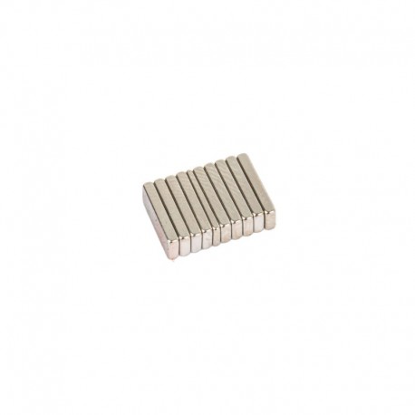 magnet  neodymový  deskový 10x4x1,5mm 10ks.