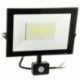 LED reflektor 100W 230V studená barva 6500K s pohybovým senzorem