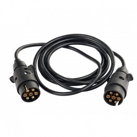 ELEKTRICKÝ KABEL 3m 7 DRÁTŮ 2 ZÁSTRČKY