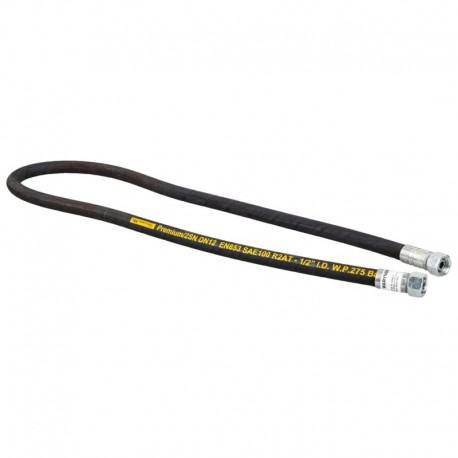 Hydraulická hadice M22x1,5 přímá L-1600mm 275bar DN12-2SN Waryński