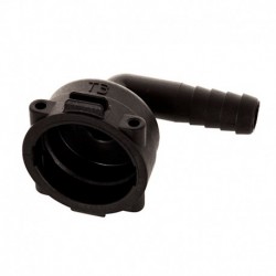 Priame pripojka T3, koleno 90° pre hadicu 13 mm