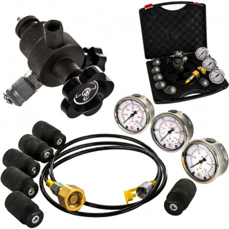 Zařízení pro kontrolu a plnění hydraulických akumulátorů