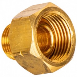 redukcia na plynové fľaše 1kg GW 1/2" ľavý na malý reduktor GZ 3/8" ľavý