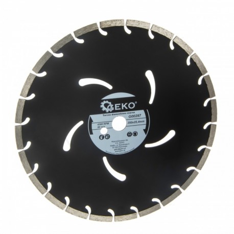 Černý diamantový kotouč 350x10x25,4mm Geko
