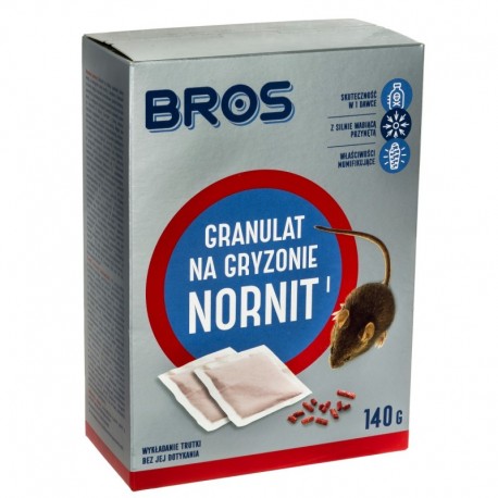 Granule pro hlodavce, sáček NORNIT 140g BROS
