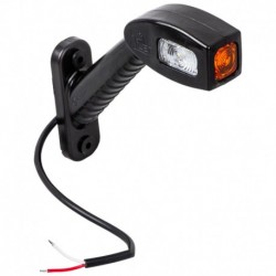 Šikmé obrysové LED světlo 12 V 24 V levé 178 mm