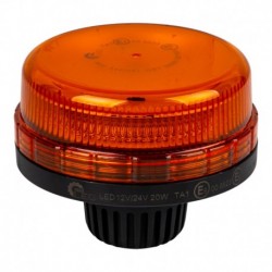 Výstražný maják 12 V 24 V 45 LED R65 R10 na čep