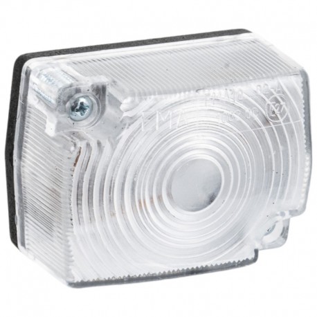 Přední obrysové světlo 40×54 mm žárovkové 12 V 24 V šroubovací bílé Horpol