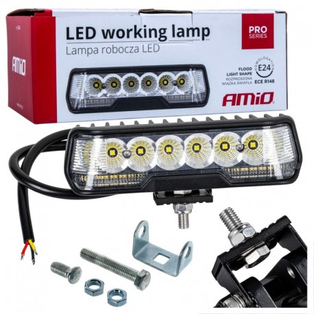 Pracovní LED lampa 12 V 24 V 31 W 163×45×60 mm 6000 K 4000 lm IP67, bílá barva světla