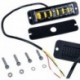 LED stroboskopická lampa 12 V 24 V 6×LED R10 R65 výstražná Kamar