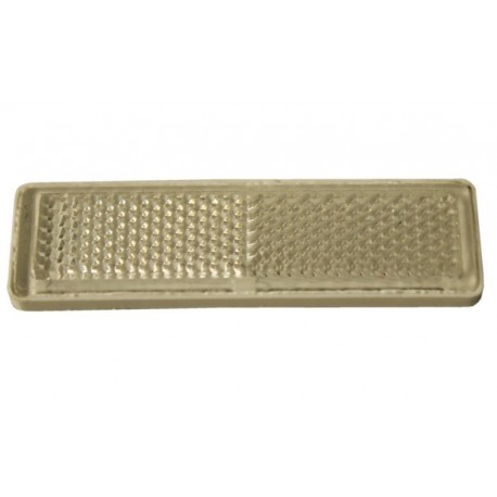 Obdélníková odrazka 70×20 mm bílá samolepicí