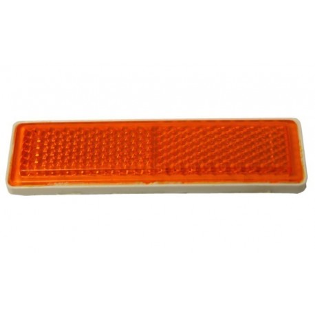 Samolepicí oranžová odrazka 70×20×4 mm Horpol