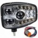 LED silniční světlo s denním svícením levé JCB Merlo Manitou Kramer Fastrac CAT