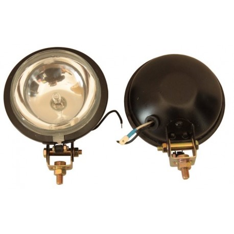 Kovová pracovní lampa s žárovkou