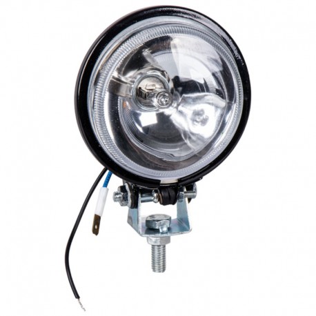 Okrúhle kovové pracovné svetlo + žiarovka H3 12V 55W