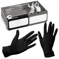 Nitrilové rukavice Black Dove S, 100 ks, Consorte