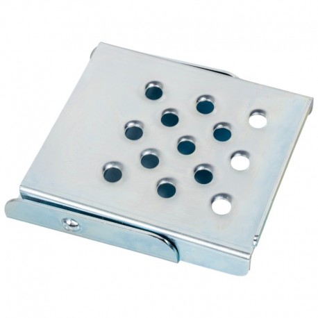 Jednoduchý skladací bočný schodík z pozinkovanej ocele 150x130 mm