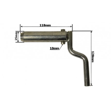 Sklápěcí čep II pro přívěs Pronar fi 25mm 2,5-6t 29rpn0021000