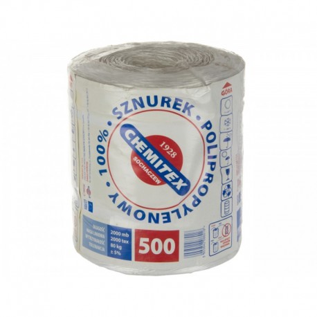 Motouz do balíkovače Chemitex Tex 2000, bílý, 2000 m, 2 km