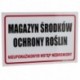 Skladová doska na ochranu rastlín 30x20cm PVC