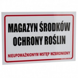 Skladová deska na ochranu rostlin 30x20cm PVC