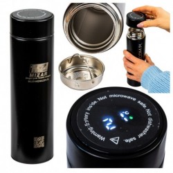 Termoska s dotykovým displejem teploty 500ml s logem MIZAR