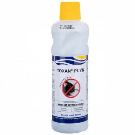 TOXAN LIQUID 1l tekutý jed na myši a potkany