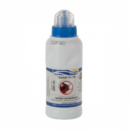 TOXAN LIQUID 200ml Tekutý jed na myši a potkany