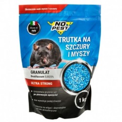 Jed na myši a krysy v granuliach 1 kg, BEZ ŠKODCU