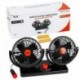 24V ventilátor do zapalovače cigaret, dvojitý rotační, 15W, BI-TURBO, BAM