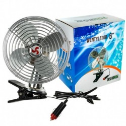 Rotační ventilátor 24V, kovové stínidlo 6"