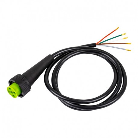 Bajonetový konektor 5PIN zelený kabel 1m 5x0,5mm2 Kamar