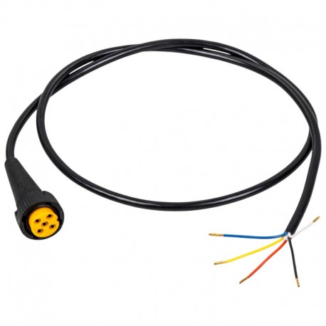 Bajonetový konektor 5PIN žlutý kabel 1m 5x0,5mm2 Kamar
