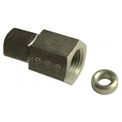 1/4" konektor manometra s maticou M12x1,5