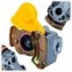 Pneumatický konektor M16x1,5 žlutý, tvrdý, bez ventilu - MAN, SCANIA 81512206038