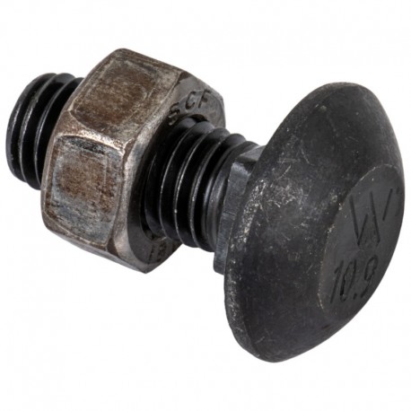Pluhová skrutka Lemken Smaragd M12x30mm, hríbová hlava, podopretá, sada | Waryński