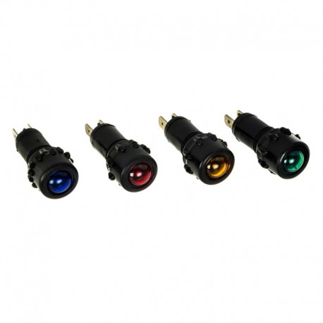 Sada Okrúhlych Ľad Kontrolných Svetiel 12v 4ks. 16 Mm