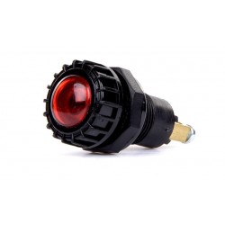 Červené Svetlo S 12v Žiarovkou Kryt Fi 17mm
