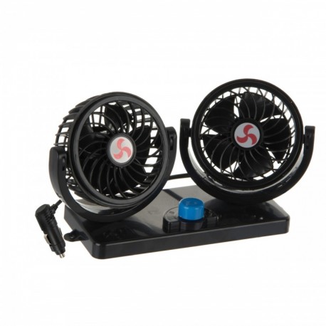 24v Rotačný Ventilátor Tieniaci Priemer 2x 4" Double Msj-822b Ako Agro Spares