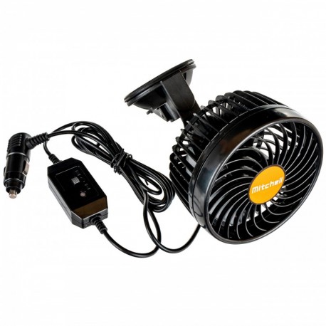 Kombinační Ventilátor Do Auta 12 Cm 24 V S Přísavkou Na Čelní Sklo