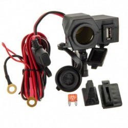 Zásuvka Cigaretového Zapaľovača 12v 5v Usb 2v1 Traktor Motocykel