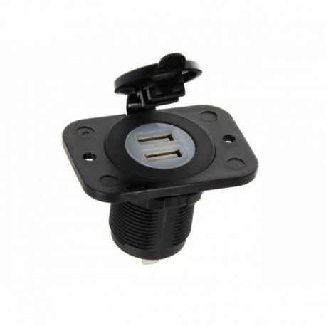 Nabíjačka Do Auta 2x Usb Zásuvka Pre Montáž
