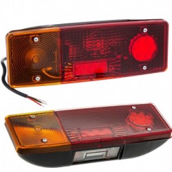 Zadné svetlo ľavé C-360 Trailer Led Žiarovka 12v 24v Waś